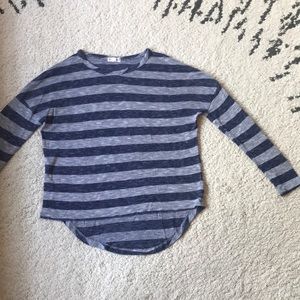 Long sleeve striped top